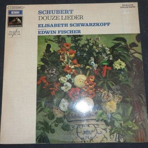 Schubert – Douze Lieder Elisabeth Schwarzkopf / Edwin Fischer HMV EMI lp EX