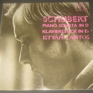 Schubert Piano Sonata / Klavierstuck Istvan Lantos Hungaroton LPX  11634 LP EX