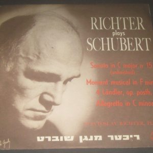 Schubert Sonata In C Moment Musical Etc Sviatoslav Richter MMS-2251 LP ED1 EX
