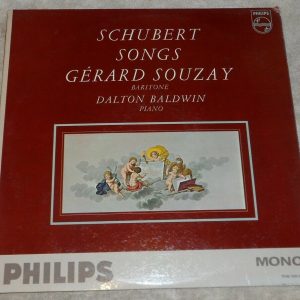 Schubert Songs Souzay – Baldwin  Philips PHM 500-007 lp