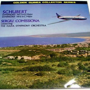 Schubert – Symphony no. 3 in D Major & no. 6 in C Major LP Golden Guinea rare