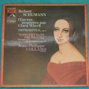 Schumann – Clara Wieck Inspired Works  Jean-Philippe Collard  EMI HMV LP