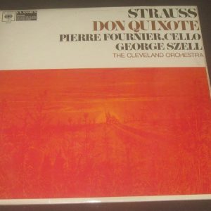 Strauss Don Quixote Pierre Fournier – Cello George Szell CBS 61110 LP EX