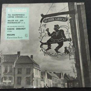 Strauss – Till Eulenspiegels , Waltzes Ormandy Philips ‎– S 06623 R 10″ LP EX