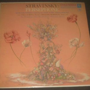 Stravinsky : Persephone Richard Robinson Columbia ML 5196 6 Eye USA LP