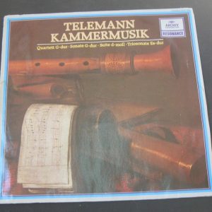 TELEMANN – Chamber Music SCHAEFFER KOCH GREBE ARCHIV 2547 043 lp