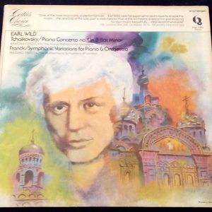 Tchaikovsky Piano Concerto  Franck Symph Variations Earl Wild Quintessence ‎LP