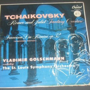 Tchaikovsky Romeo And Juliet Golschmann Capitol P 8225 LP 50’s