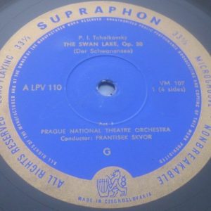 Tchaikovsky – TheSwan Lake / Frantisek Skvor Supraphon LPV-110 ED1 2 LP Box