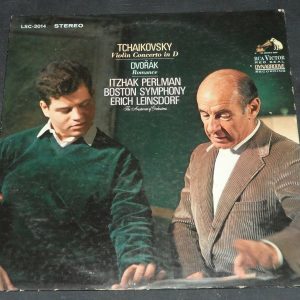 Tchaikovsky Violin Concerto . Dvorak Romance Perlman Leinsdorf RCA LSC 3014 lp
