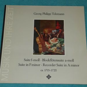 Telemann Suites Concentus Musicus Wien Brüggen Harnoncourt Telefunken LP EX