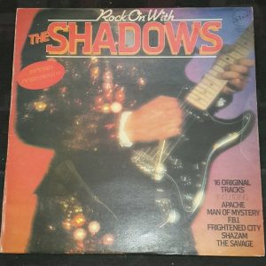 The Shadows ‎- Rock On With Hebrew Print Front Cover Israeli lp Israel  EX