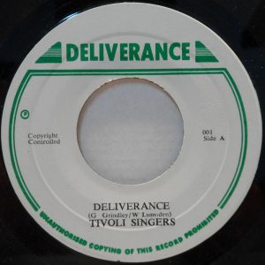 Tivoli Singers 7″ 45 rpm Deliverance 001 Rare world music