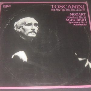 Toscanini – Mozart Symphony No 40 Schubert Symphony No 8 RCA VL 46003 LP EX