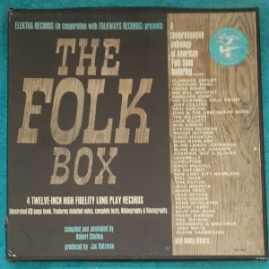 Various ‎– The Folk Box Elektra EKL-9001 4 LP Box EX