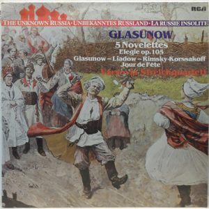 Varsovia String Quartet – GLASUNOW / LIADOW / RIMSKY-KORSAKOV LP RCA RL 30432