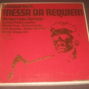 Verdi Messa Da Requiem Karajan DGG 2707 065 2 LP BOX