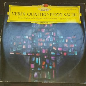 Verdi – Quattro Pezzi Sacri De Sanctis Gracis  DGG SLPM 138962 Tulips lp 1965