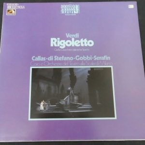 Verdi Rigoletto Callas di Stefano Serafin HMV EMI  lp ex