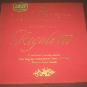 Verdi – Rigoletto Fischer-Dieskau Kubelik DGG 2709 014 3 LP BOX EX