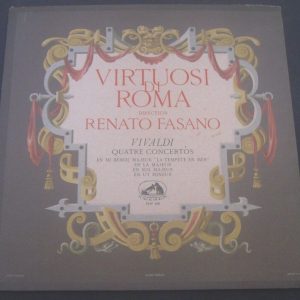 Vivaldi 4 concerti Virtuosi di Roma / Fasano FALP 428 LP EX