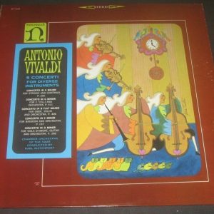 Vivaldi 5 Concerti For Diverse Instruments Ristenpart Nonesuch H-71104 LP EX