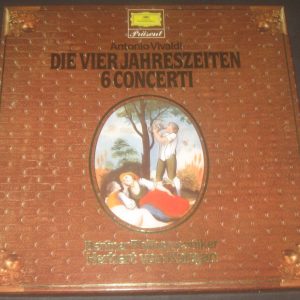 Vivaldi  Die Vier Jahreszeiten – 6 Concerti Karajan Schwalbe DGG 2726 513  2 LP