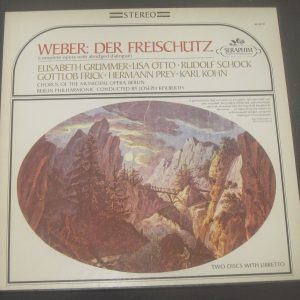 Weber : Der Freischutz Keilberth  Seraphim IB 6010 2 LP Box EX