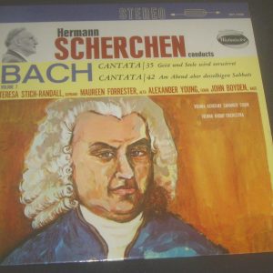 Westminster WST 17080 SCHERCHEN Bach Cantata 35 & 42 Teresa Stich-Randall LP EX