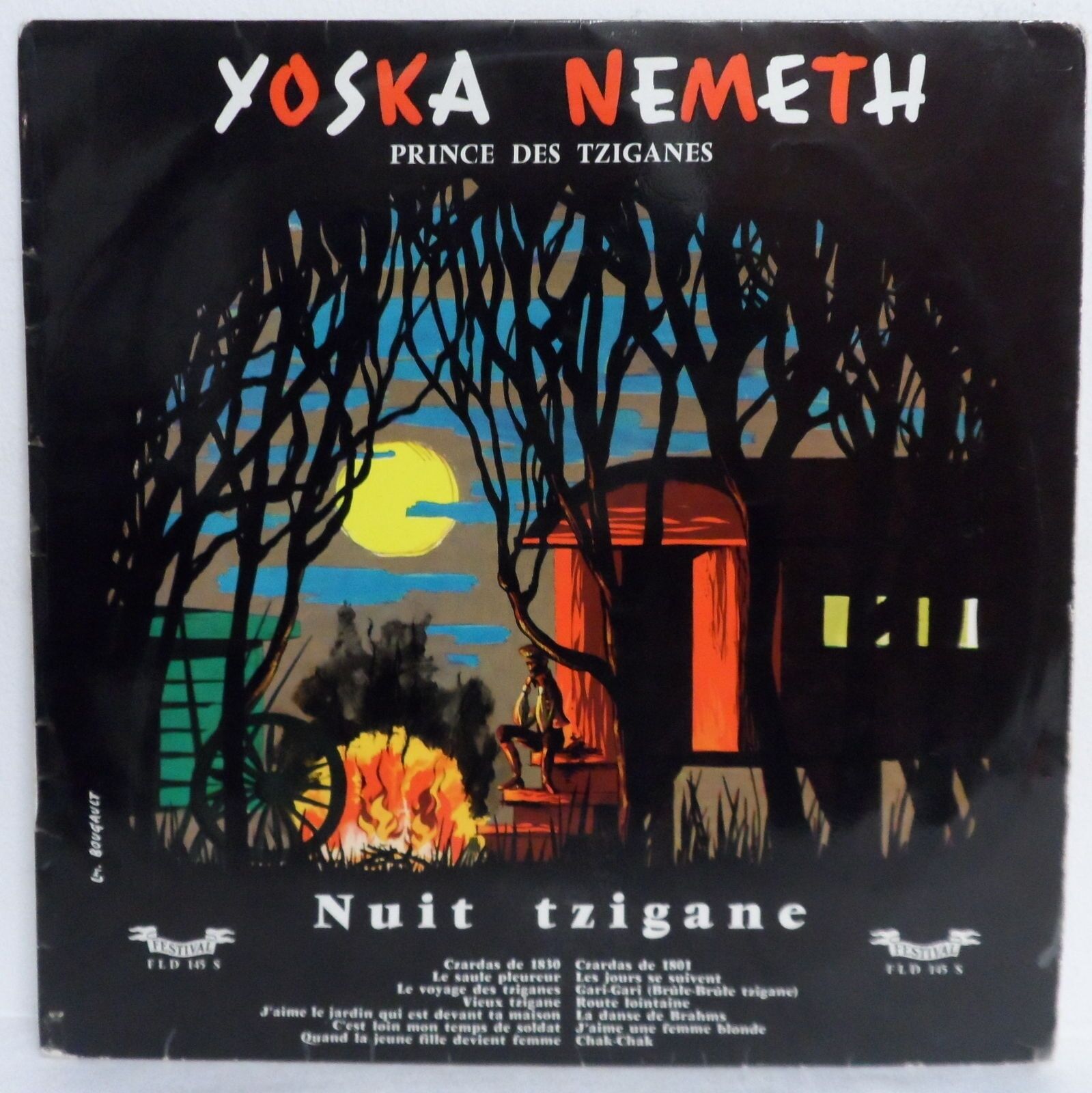 Yoska Nemeth – Prince Des Tziganes – Nuit Tzigane LP Romanian Gypsy Folk RARE