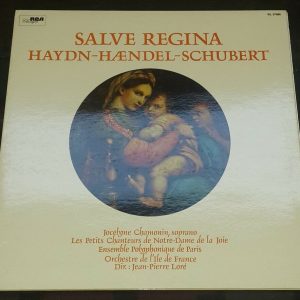 haydn / haendel / schubert  –  Salve regina Jean-Pierre Lore RCA RL 37086 lp EX