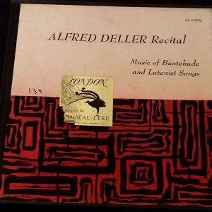 ALFRED DELLER / DESMOND DUPRE Buxtehude / Lutenist Songs L’Oiseau-Lyre LP