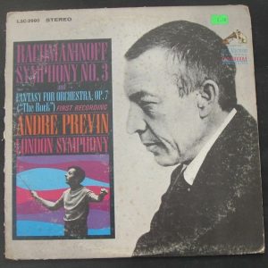 ANDRE PREVIN Rachmaninoff Symphony No. 3 RCA LSC 2990 lp 1968