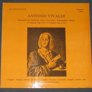 ANTONIO VIVALDI – concerts Rudolf Wangler DA CAMERA MAGNA LP