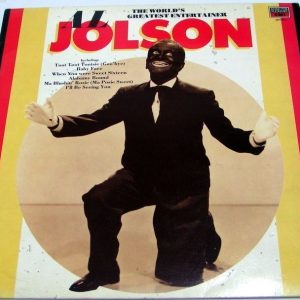 Al Jolson – The World’s Greatest Entertainer LP Vinyl RE Mono Jazz Vocal