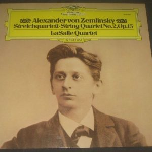 Alexander von Zemlinsky String Quartet / LaSalle Quartet DGG 2530 982 LP EX