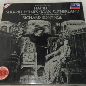 Ambroise Thomas ‎- Hamlet Milnes Sutherland Bonynge Decca 6.35629 3 lp Box EX