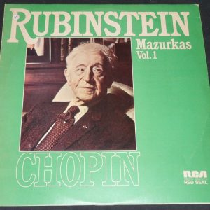 Artur Rubinstein ‎- Piano . Chopin ‎– The Mazurkas Vol. 1 RB 6702 lp EX
