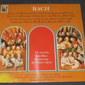 BACH – Cantata BWV 147 ELLY AMELING JANET BAKER EMI HMV ELECTROLA  GOLD label