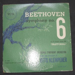 BEETHOVEN Symphony No.6 Otto Klemperer Vox PL 6960 lp 1951