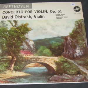 BEETHOVEN violin concerto OISTRAKH Alexander Gauk VOX STPL 516.150 lp EX