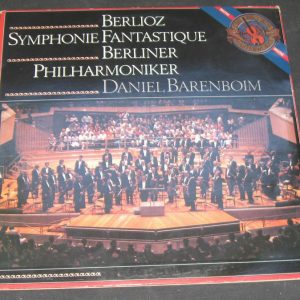 BERLIOZ – Symphonie Fantastique BARENBOIM Berlin PO CBS lp Gatefold DIGITAL