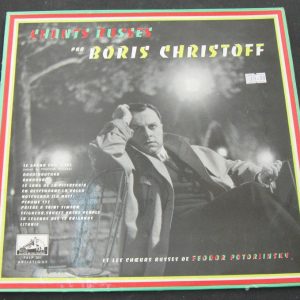 BORIS CHRISTOFF –  Chants Russes HMV FALP 351 lp
