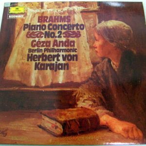 BRAHMS Piano Concerto No. 2 Geza Anda Berlin Philharmonic Hebert Von Karajan DGG