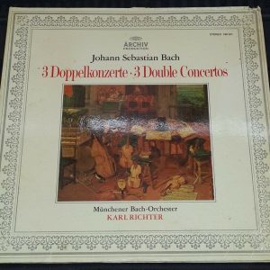 Bach ?- 3 Double Concertos  Karl Richter Archiv 198 321 LP