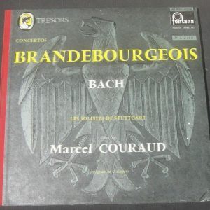Bach Brandenburg Concertos 1 , 2 , 6 SOLISTES DE STUTTGART / COURAUD FONTANA lp