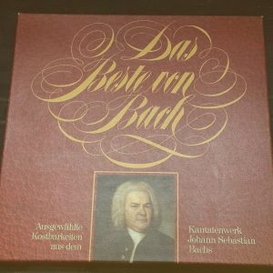 Bach Cantatas Helmuth Rilling   Laudate 10 lp Box EX