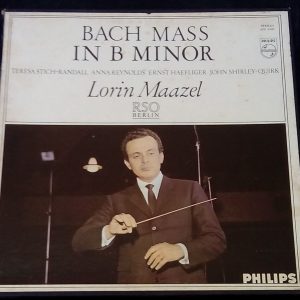 Bach – Mass in B minor Lorin Maazel Philips SPS 3-981 3 LP Box