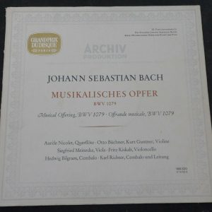 Bach – Musikalisches Opfer BWV 1079 Archiv 198 320 lp EX
