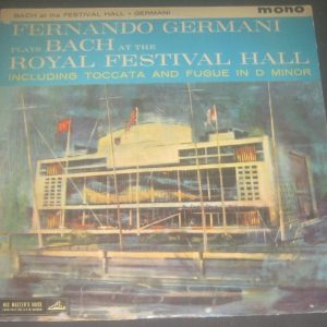 Bach Organ Works Fernando Germani – Royal Festival Hall HMV CLP 1380 LP